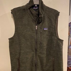 Men’s Patagonia fleece vest XL